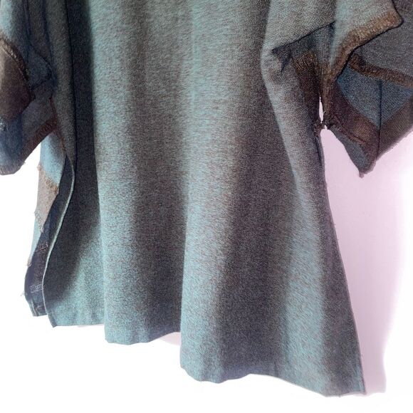 IC Connie K Size M Striped Kimono Longline Cardigan Lagenlook Artsy - Picture 8 of 8